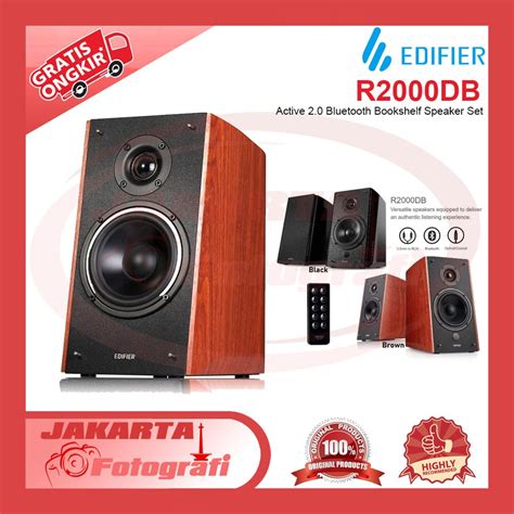 Jual Edifier Active 2 0 Bluetooth Bookshelf Speaker Set R2000DB