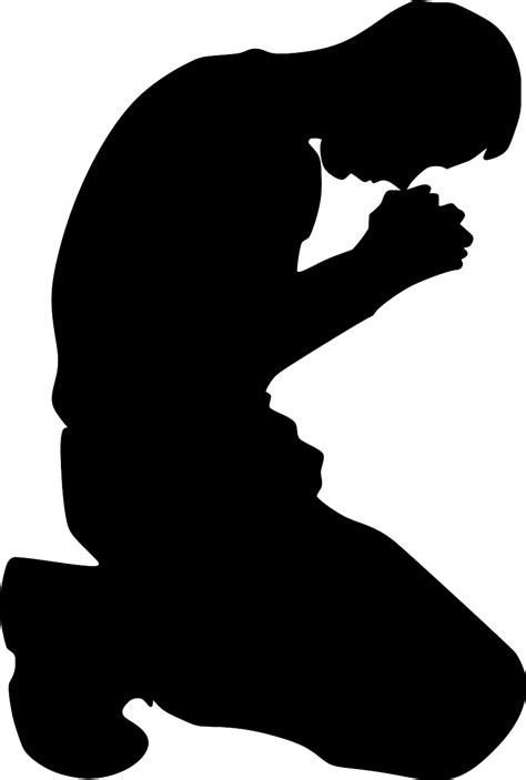 Svg Praying Person Girl Kneeling Free Svg Image And Icon Svg Silh