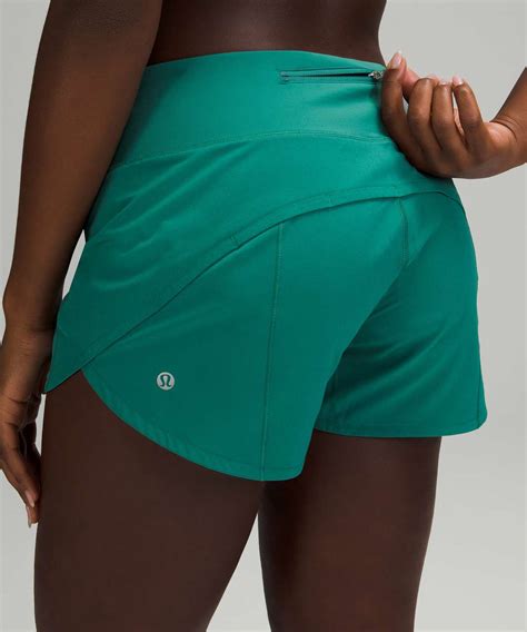 Lululemon Speed Up Mid Rise Short Teal Lagoon Lulu Fanatics