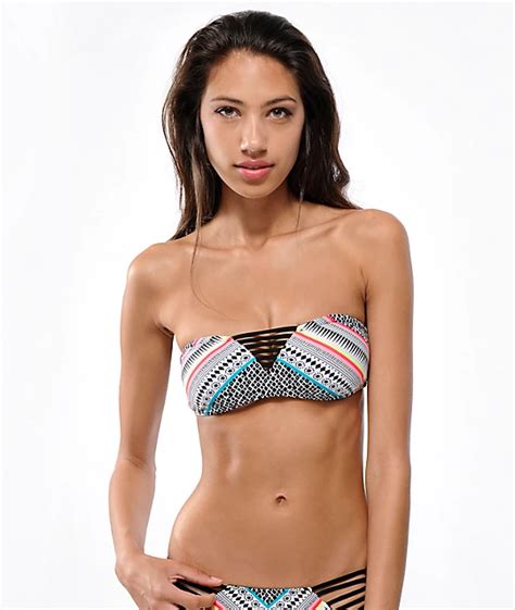 Rip Curl Mystic Tribe Bandeau Bikini Top Zumiez