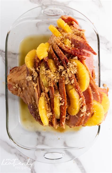 Brown Sugar Pineapple Ham Recipe My Heavenly Recipes