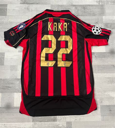 Ac Milan Kaka Retro Vintage Classic Maglie Maglia Etsy Italia