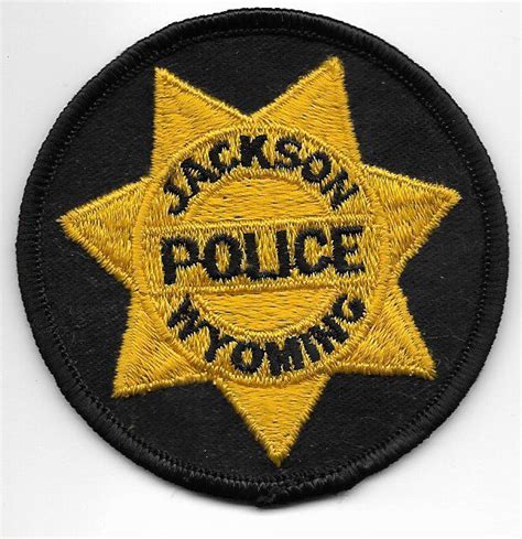 JACKSON POLICE DEPARTMENT BADGE PATCH **OLD** -- Antique Price Guide ...