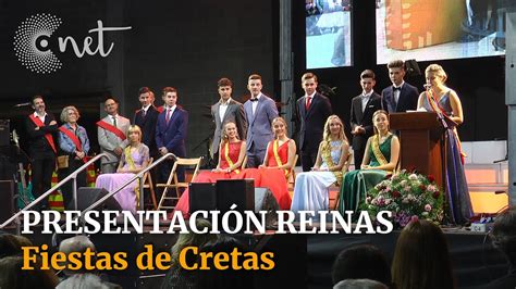 Presentaci N Reinas Y Damas Fiestas De Cretas Youtube