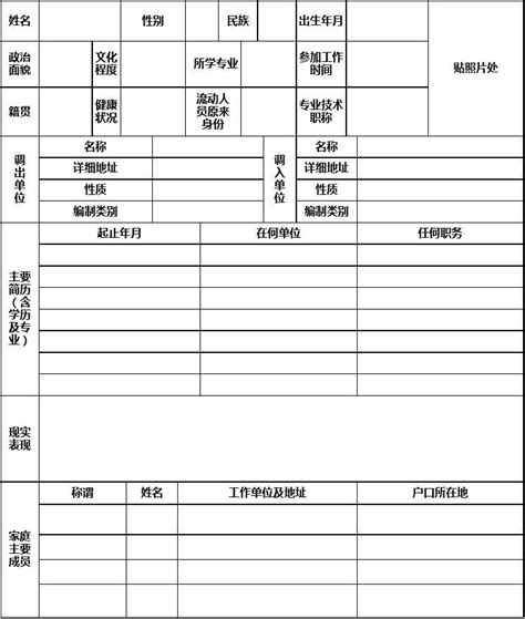 事业单位工作人员流动审批表3word文档在线阅读与下载免费文档