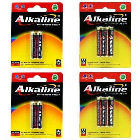 Jual Baterai Battery ABC Alkaline AA A2 ABC Alkaline AAA A3