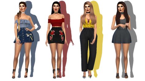 My Style The Sims Lookbook Full Cc List Youtube