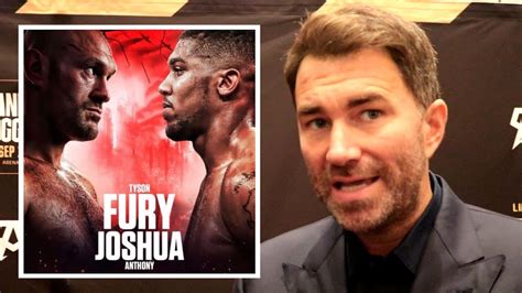 Eddie Hearn Says Anthony Joshua Is Calling Tyson Fury S Bluff We Re Taking The Fight Youtube