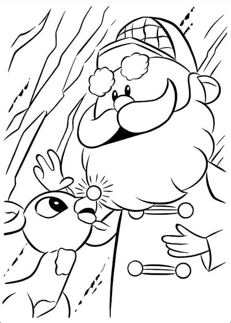 Rudolph 4 Coloring Page - Free Printable Coloring Pages for Kids