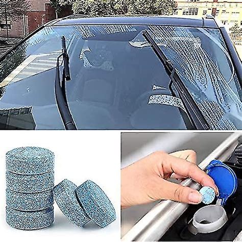 60 Pieces Car Effervescent Washer Car Windshield Glass Concentrated