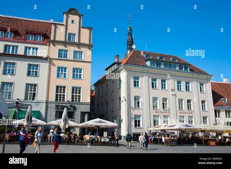 Town hall square, Tallinn Stock Photo - Alamy