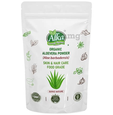 Alka Ayurvedic Pharmacy Organic Aloevera Powder Buy Packet Of Gm