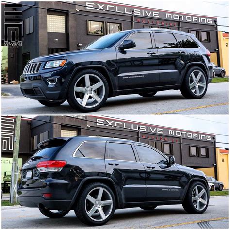 Exclusive Motoring Worldwide: Jeep Grand Cherokee lowered on 22"...