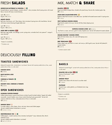 Mugg And Bean Menu Prices Breakfast Lunch And Burgers