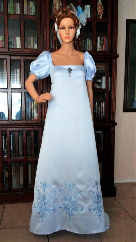 Made To Order Satin Regency Gown Etsy Regency Gown Gowns Dresses