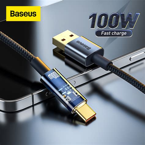 Baseus Cable Explorer Series Auto Power Off Usb To Type C Fast Charging