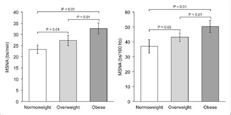 Muscle Sympathetic Nerve Activity Msna Expressed As Bursts Frequency