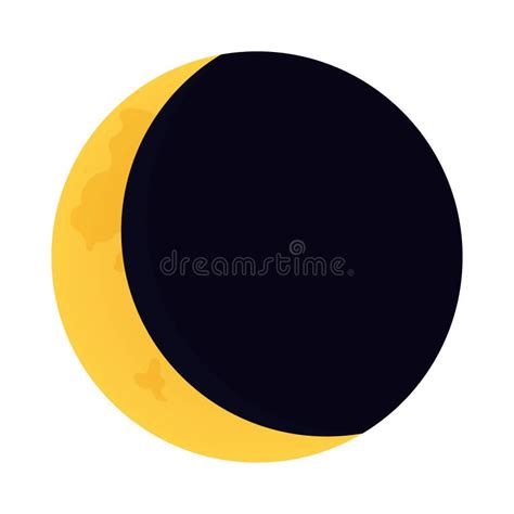 Moon waxing gibbous stock vector. Illustration of lunar - 273102730