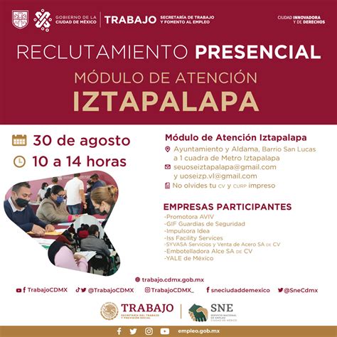 Seduvi Cdmx On Twitter Rt Trabajocdmx Buscas Empleo Esta Semana