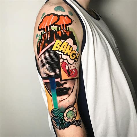 Colorful Tattoo Half Sleeve Designs