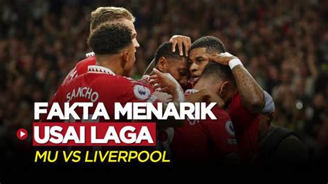 Motion Grafis 5 Fakta Menarik Usai Laga Mu Vs Liverpool Di Pekan