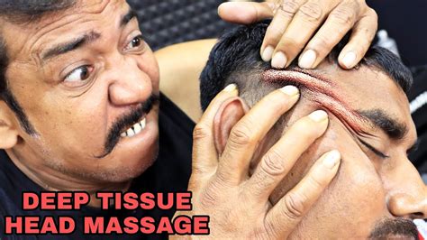 Deep Tissue Head Massage By Asim Barber Headache Relief Asmr Hair