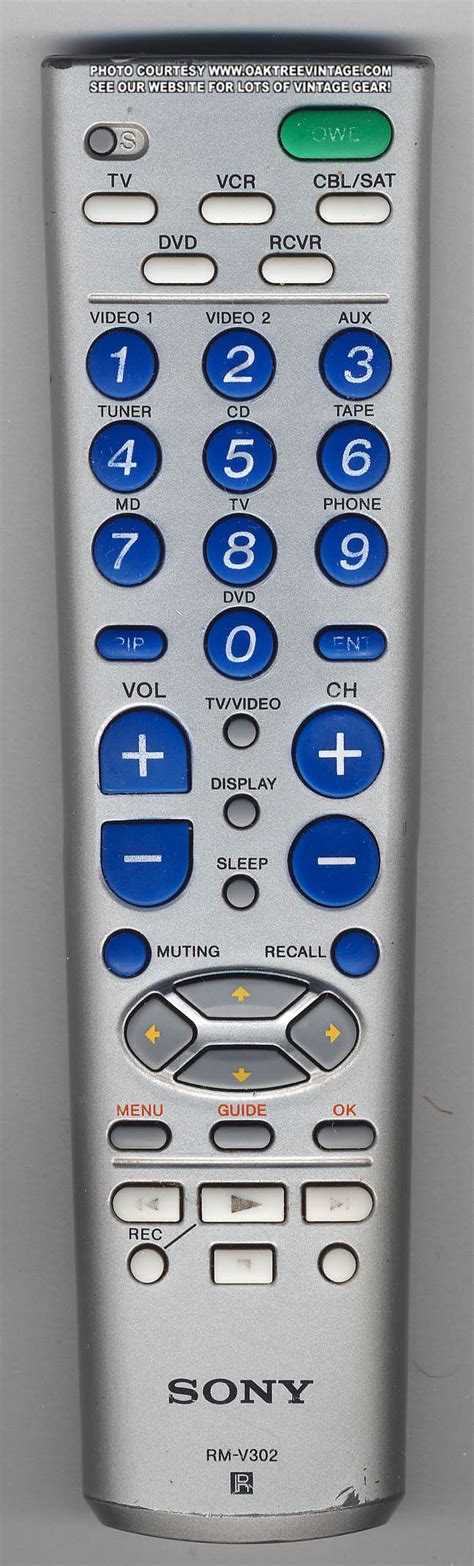 Sony Rm V Multi Function Universal Remote Control