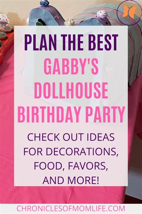 Gabby’s Dollhouse Birthday Party Ideas