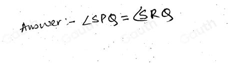 Solved The Shape Below Is A Rhombus With Vertices P Q R And S Which