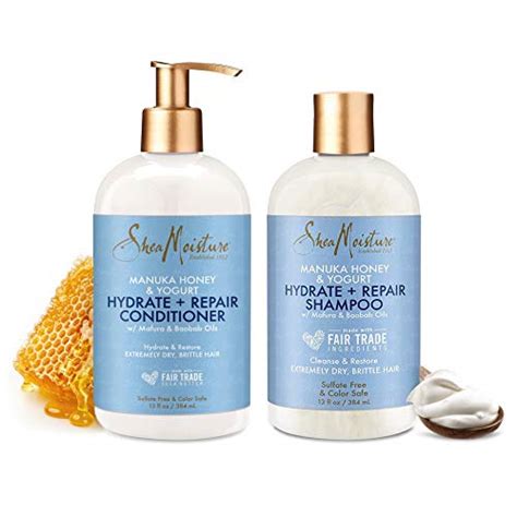 Shea Moisture Shampoo And Conditioner Set Manuka Honey And Yogurt Intensive Hydration To Hydrate