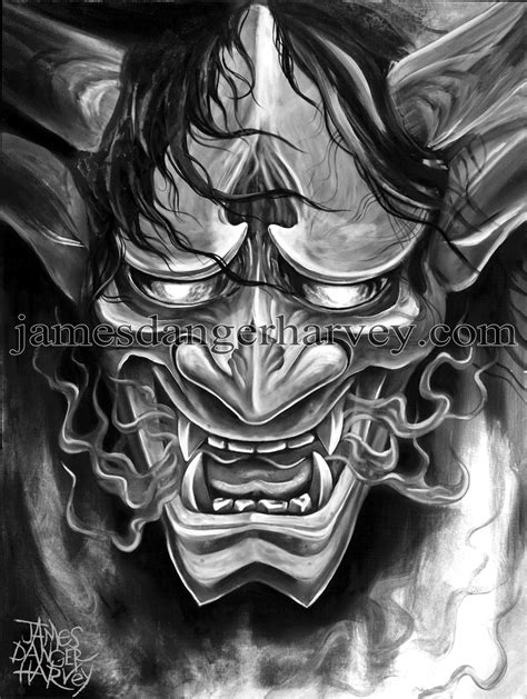 oni demon hannya japanese by jamesdangerharvey on DeviantArt