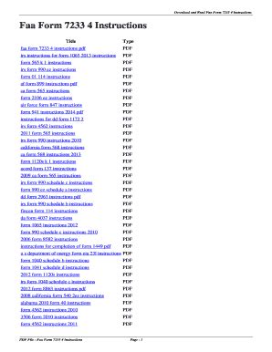 Fillable Online Faa Form 7233 4 Instructions Trans Bodoomagz Fax