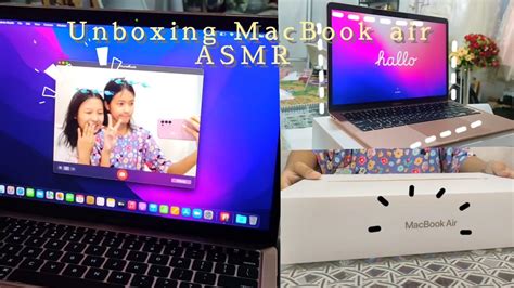 Unboxing Macbook Air Asmr Youtube