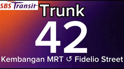 K Sbs Transit Trunk Bus Service Hyperlapse Route Visual Youtube