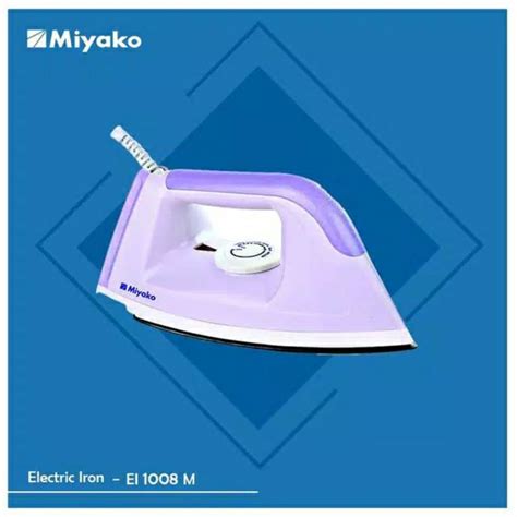 Jual Miyako Ei M Setrika Listrik Ungu Shopee Indonesia