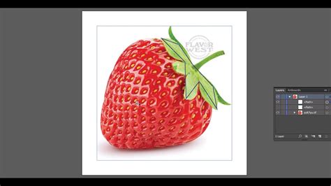 How To Create A Vector Drawing Of A Strawberry Using Adobe Illustrator