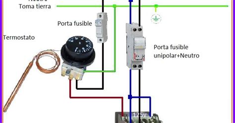 Diagrama Como Conectar Un Termostato Termostato Bulbo Conect