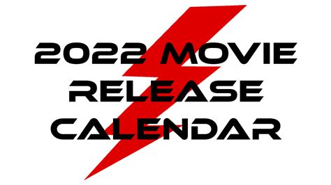 2022 MOVIE RELEASE CALENDAR | INFRARED MAGAZINE