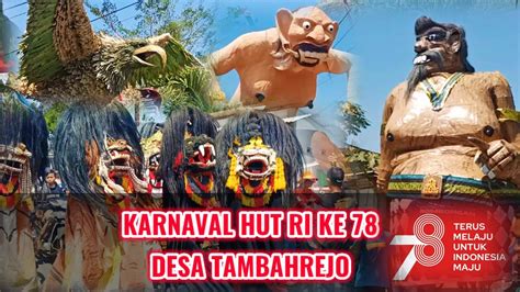 Terbarukarnaval Hut Ri Ke Desa Tambahrejo Blora Barongan