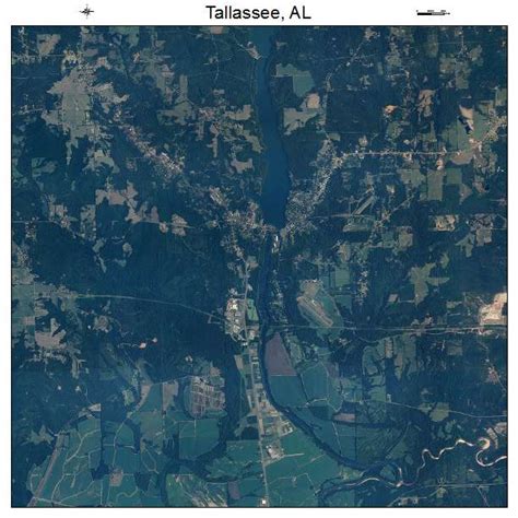 Aerial Photography Map of Tallassee, AL Alabama