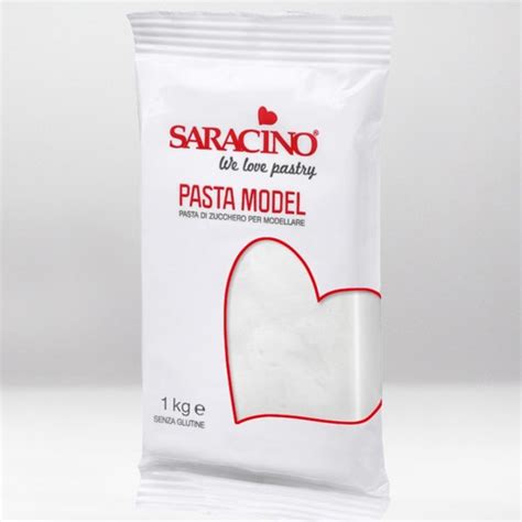 SARACINO 1KG MODEL PASTE WHITE Sugar Craft Malta