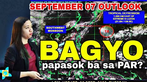 Bagyo Sa Labas Ng Par Pagasa Weather Update Today Ulat