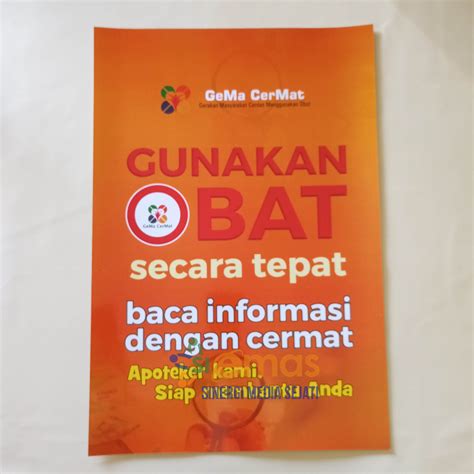 Jual Poster Kesehatan Poster Gunakan Obat Poster Bijak Gunakan Obat