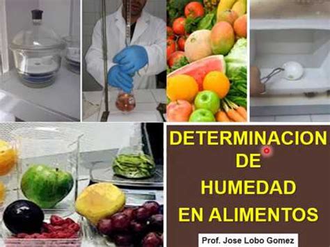 Determinaci N Humedad Alimentos Youtube