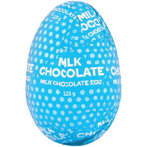 Woolworths Milk Chocolate Hollow Easter Egg 125g Woolworths