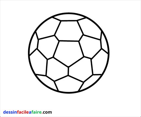 Comment Dessiner Un Ballon De Foot Dessin Facile A Faire