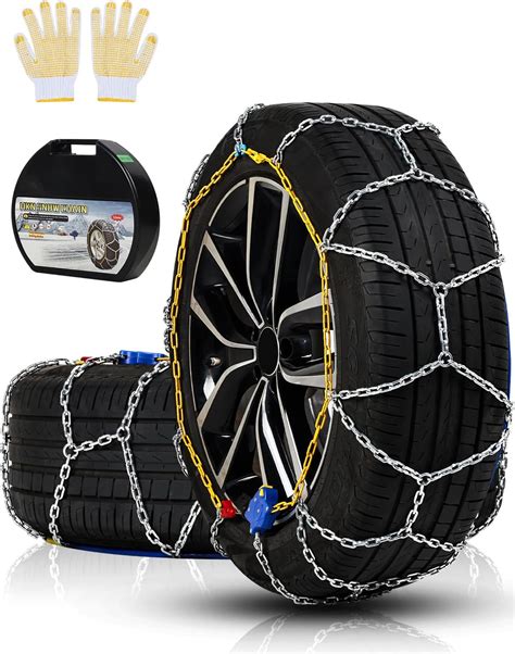 Amazon.com: Auto Fixing Snow Chains Tire Chains For Cars Suv Pickup ...