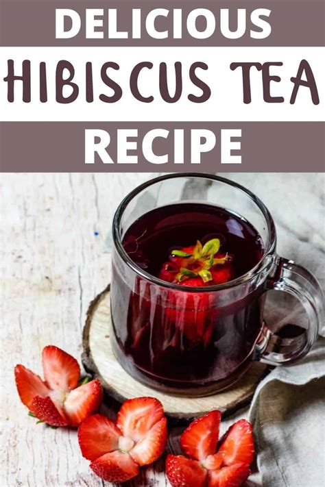 Hibiscus Tea With Dried Flowers Serve Hot Or Cold The Foreign Fork