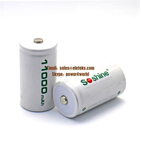 Soshine D R20 Size Rechargeable Batteries NiMH 11000mAh