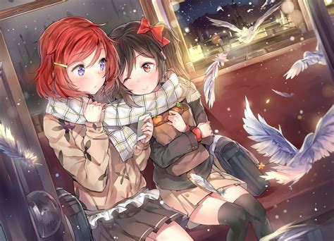 Illustration Anime Love Live Yazawa Nico Nishikino Maki Screenshot